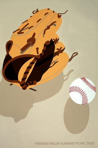 Softball Picnic Poster