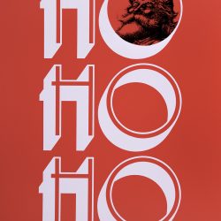 Ho, Ho, Ho Christmas Party Poster